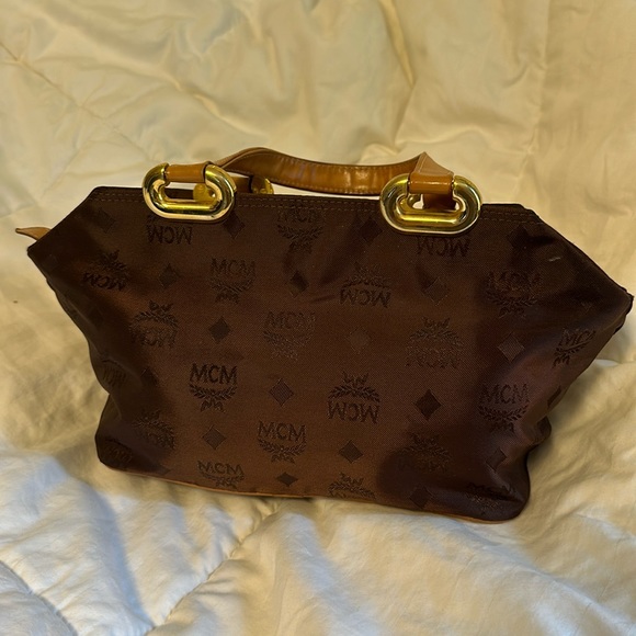 MCM - Mini Brown Tote - Picture 2 of 10